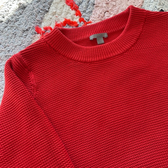 COS ¾ Sleeve Red Chunky Knit - Picture 4 of 5